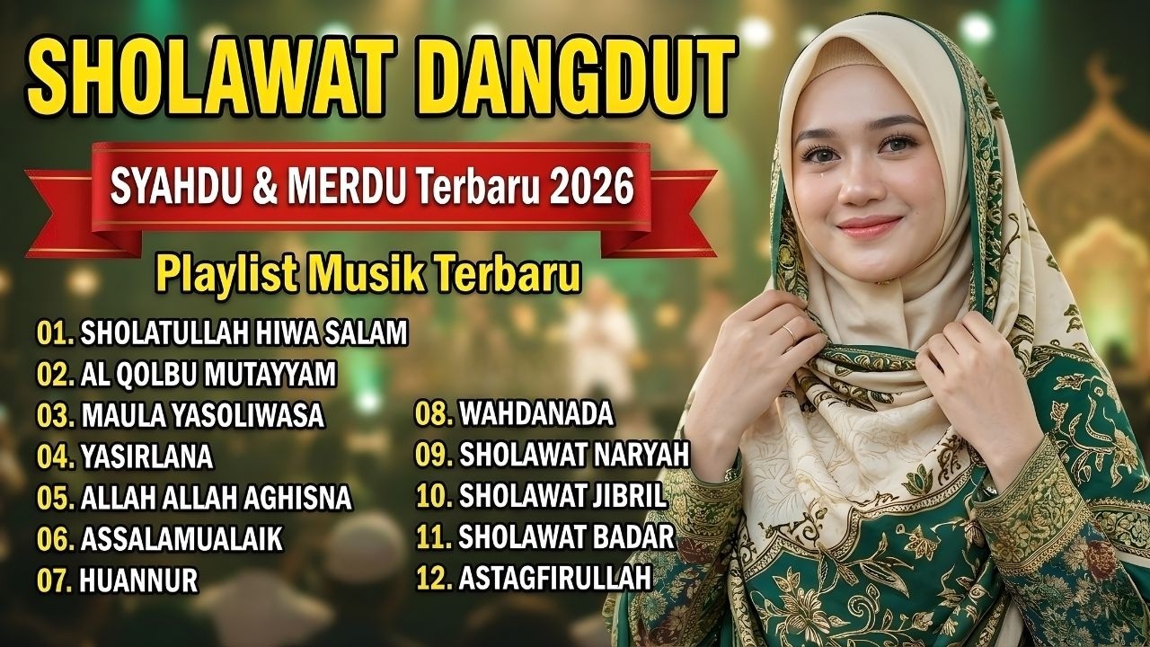 Sholawat Dangdut Qasidah Religi Full Album Terbaru 🌙 Syahdu Bikin Hati Adem