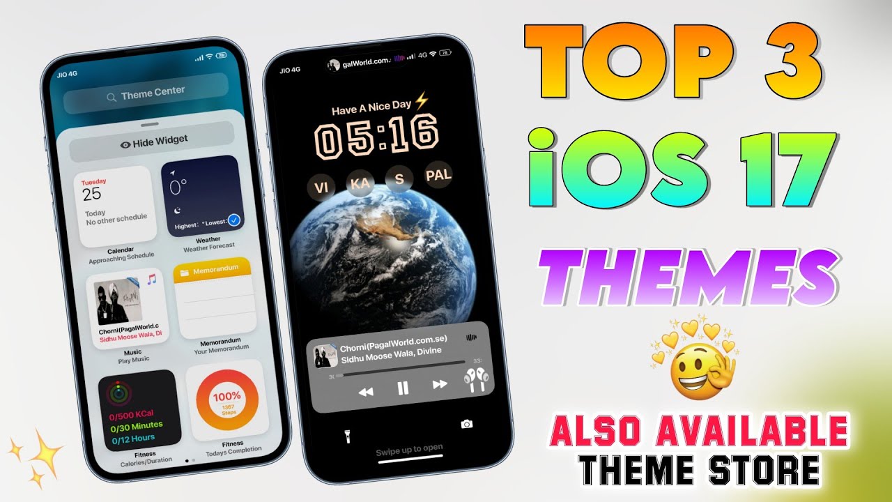 iOS 17 Theme In Miui 14 - iPhone Theme in Miui 14 🔥 | Real Ios Theme in Miui 13 - Miui To iOS 17 ❤️