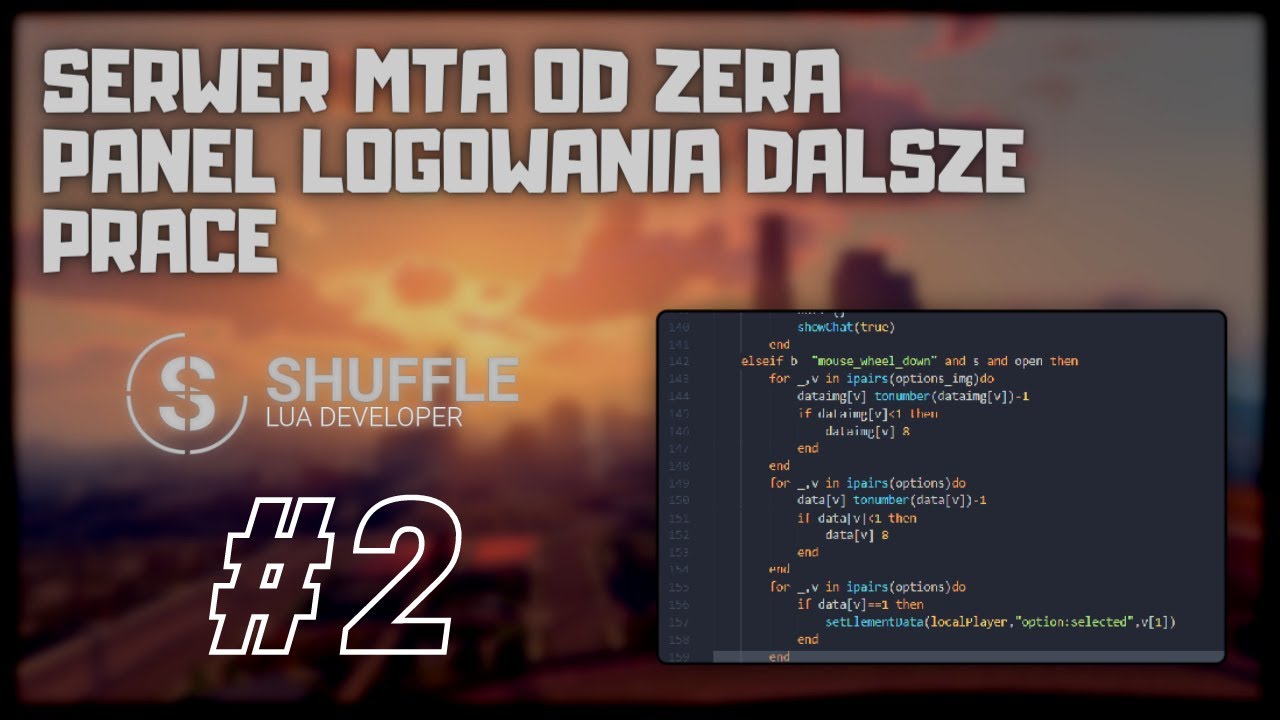 Serwer MTA od Zera | Panel logowania - dalsze prace # 2