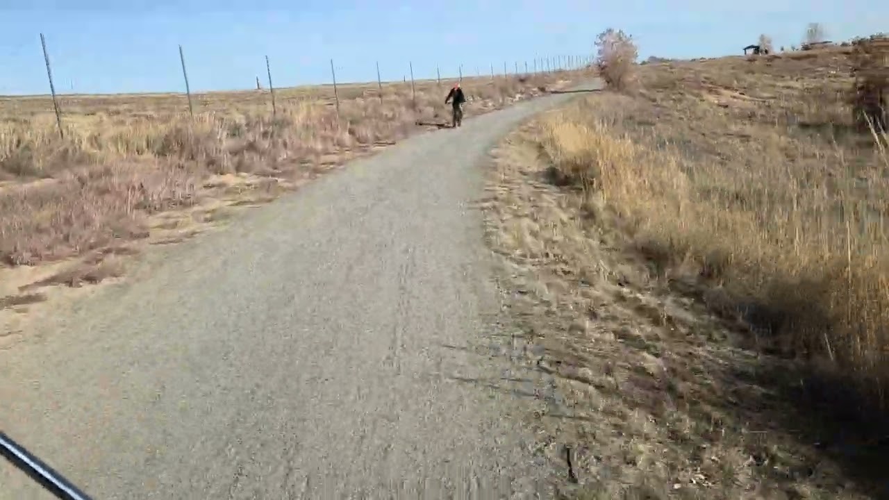 Wow, it's a little chilly, but I can still go for a ride.