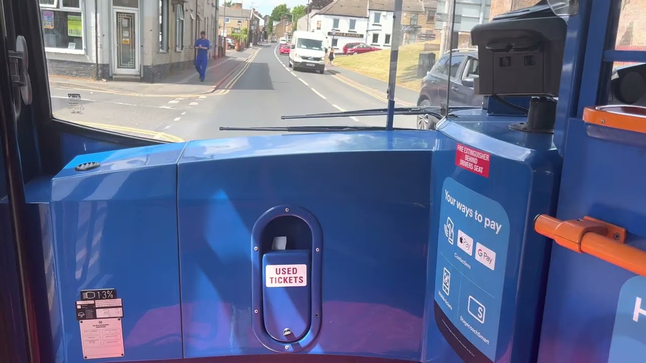 stagecoach yorkshire route learning from barnsley to pogmoor circular  route 43 22650 (KICKDOWN)