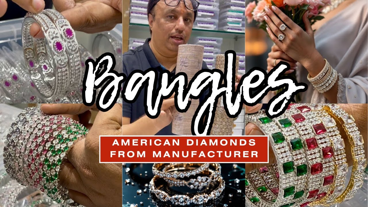 Best American Diamond Jewellery Manufacturer | A D Jewellery Supplier | A D Bangles | Ambani Fashion
