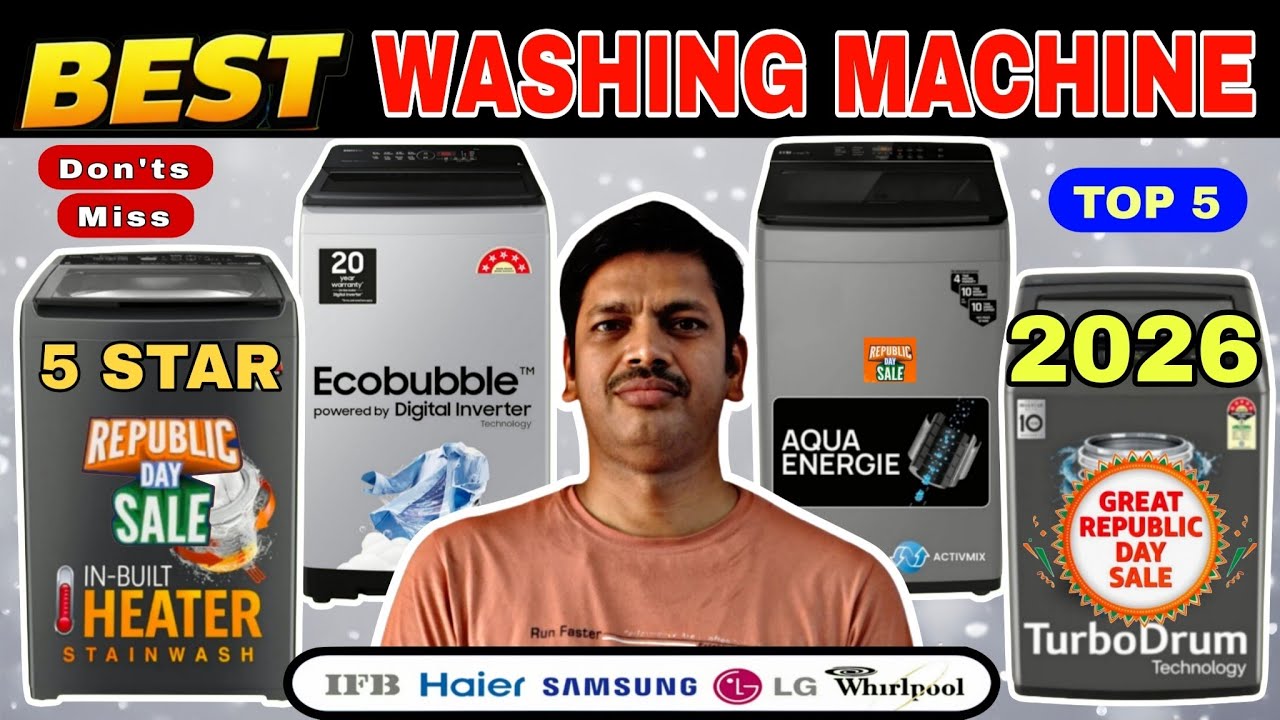 Best Washing Machine in 2026 India | Best Top load Washing Machine under 20000 
