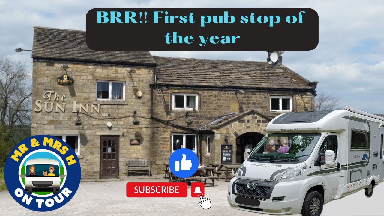 First Pub Stop of the year at The Sun Inn, Norwood, Yorkshire, on a cold weekend #motorhome