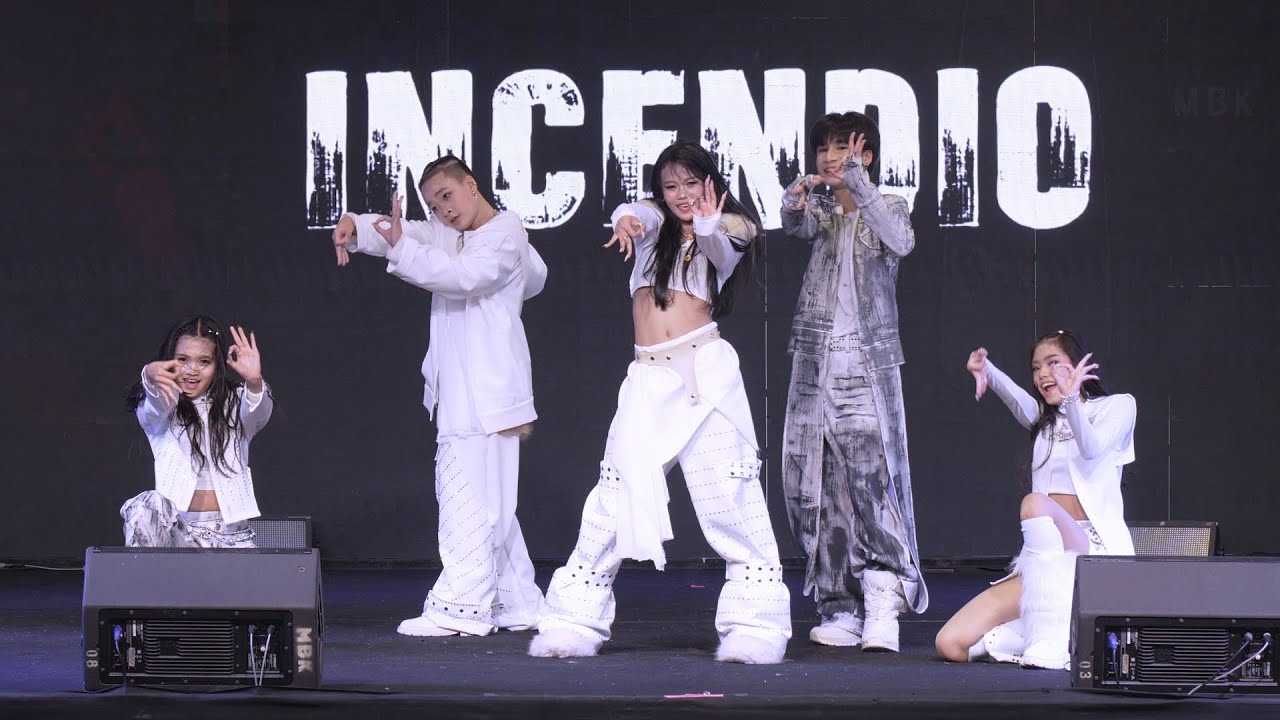 INCENDIO cover ALLDAY PROJECT - FAMOUS + ONE MORE TIME @ MBK Cover Dance 2025 | 251220