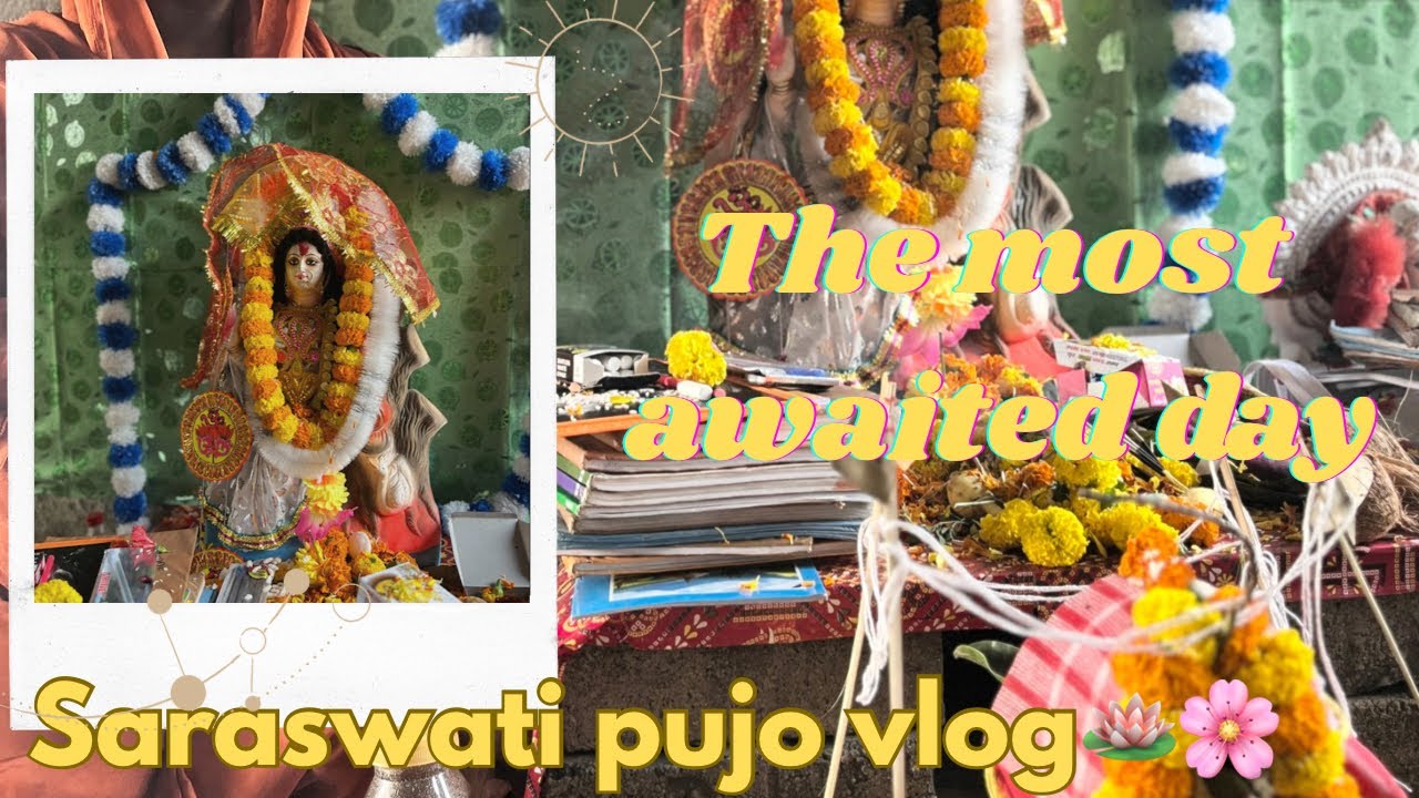 Invoking wisdom and purity on this auspicious day. 📚🌸 जय माँ सरस्वती 🙏🏻🪷#saraswatipuja #festivevideo