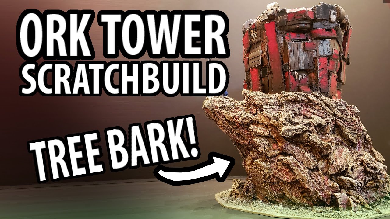 Ork Outpost on Cliff - Warhammer 40k Terrain Build