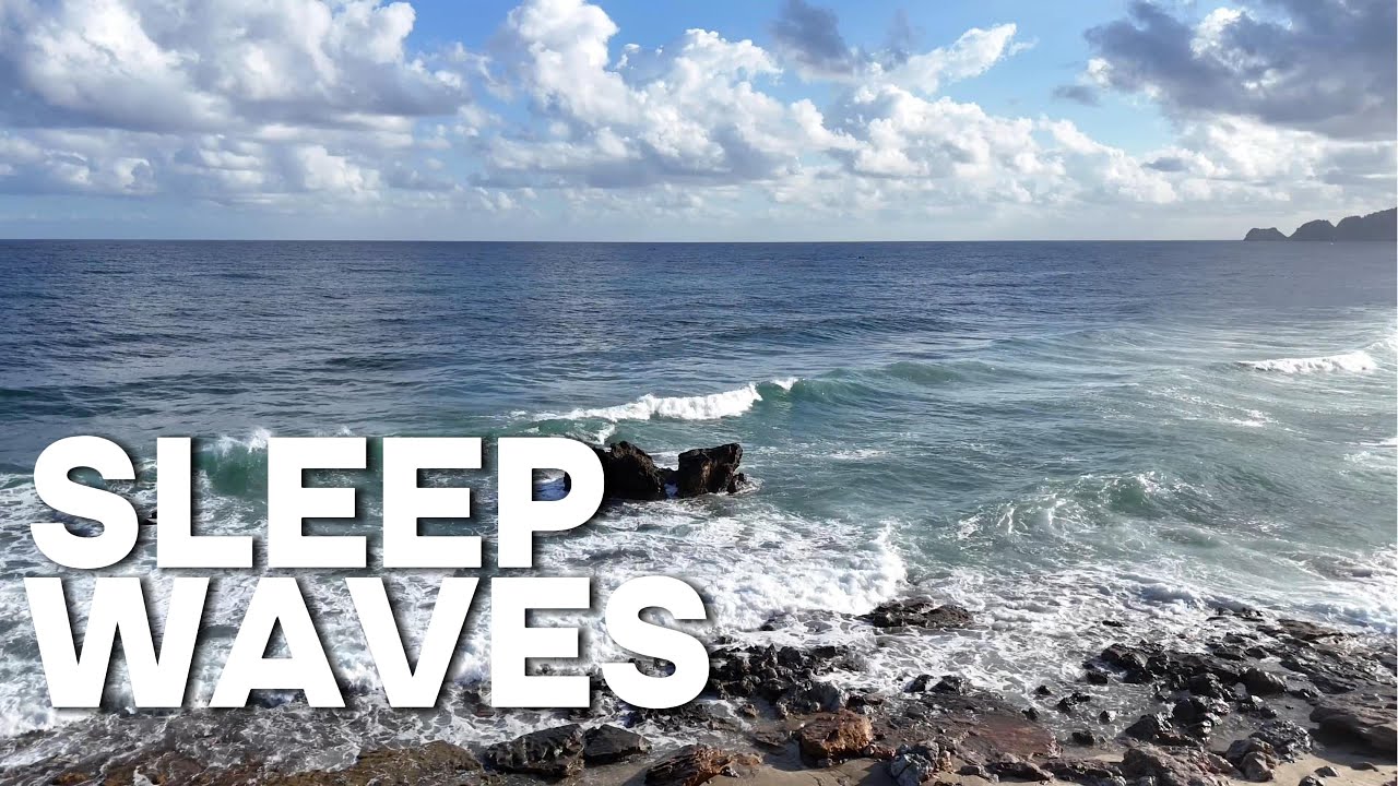 LIVE 12H Ocean Sleep Waves 🌊 Fall Asleep Fast & Stay Asleep All Night