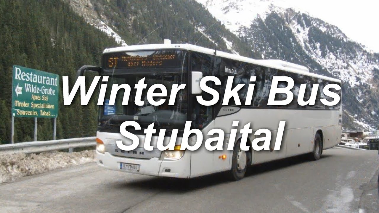 [Video] Winter Ski Bus Stubaital (Österreich) | Obermilders - Mutterberg Talstation | 2014