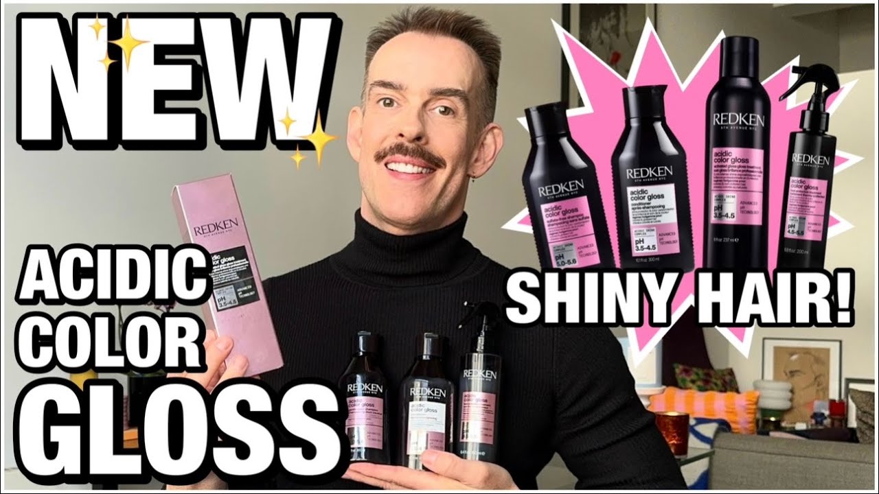 НОВИНКА! Уход за волосами Redken Acidic Color Gloss — БЛЕСТЯЩИЕ, гладкие волосы и БЛЕСК ДЛЯ ДОМАШ...