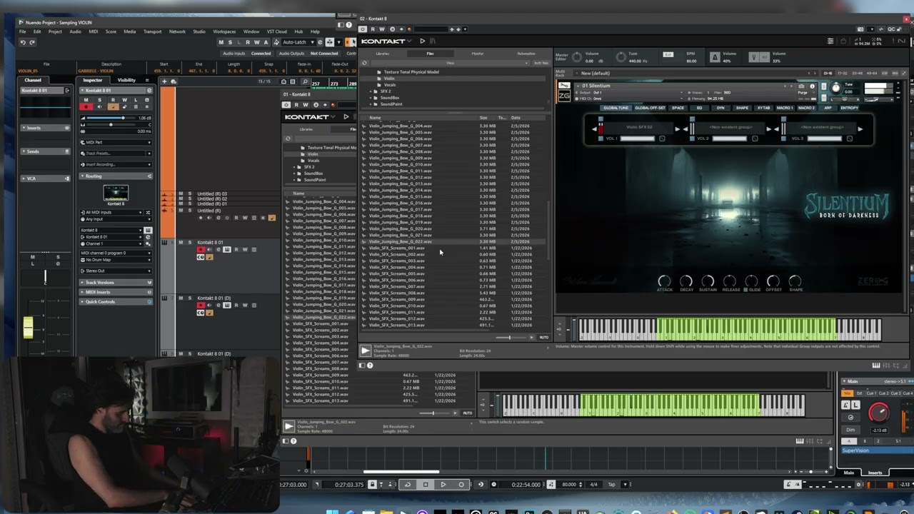DIARY 08 - Silentium WIP - Tension Strings...