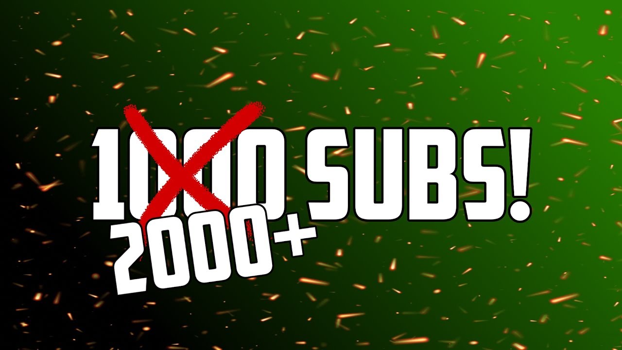 THANK YOU FOR 1000 SUBSCRIBERS !!!!