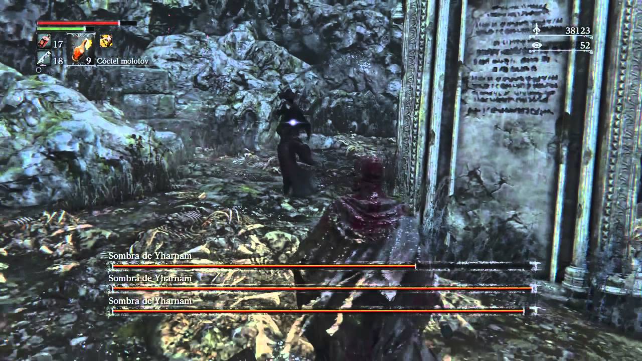 Bloodborne Boss Bosque prohibido interior (muerte inminente )