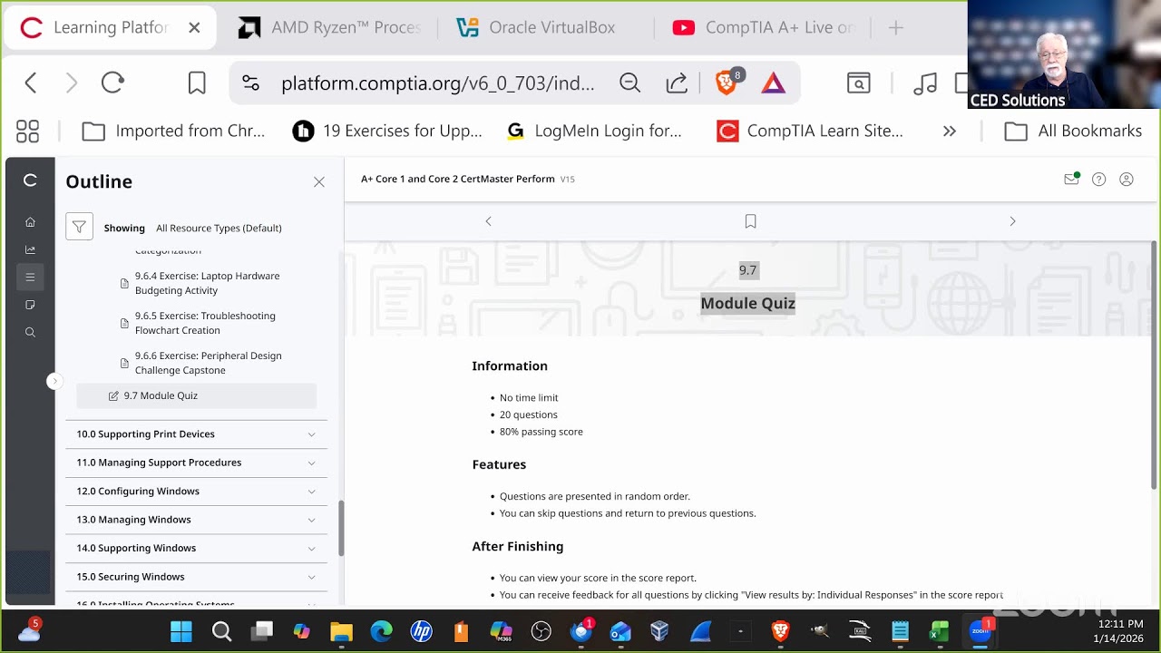 CompTIA A+ Live online