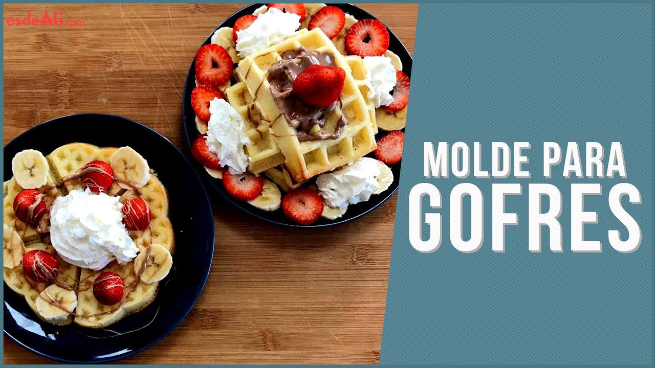 Probamos los Moldes de Silicona para Gofres!! (Con Receta)