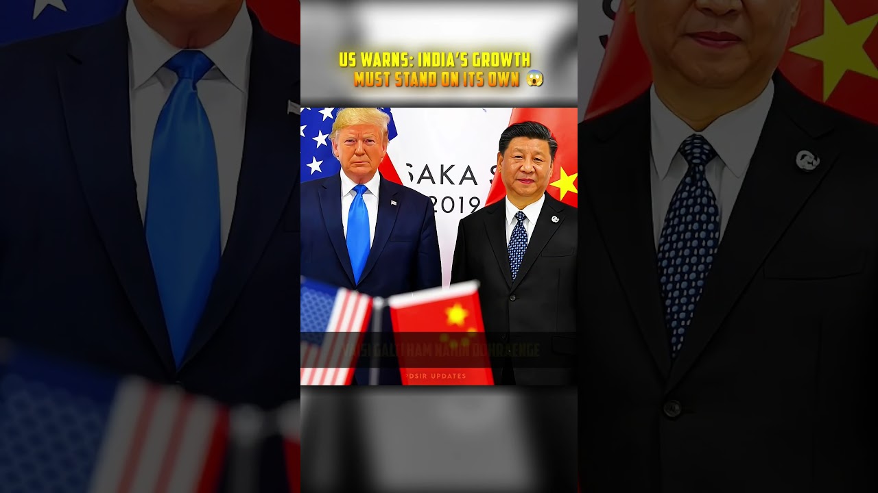 US WARNS: INDIA'S GROWTH MUST STAND ON ITS OWN #career247 #geopolitics #prashantdhawan #latest #news