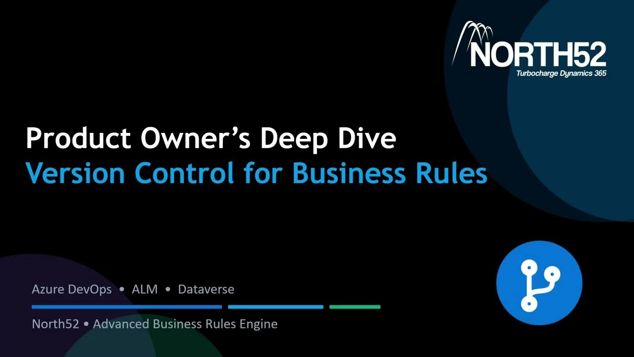 Deep Dive - Automate Version Control for Dynamics 365/Power Platform | North52 + DevOps ALM