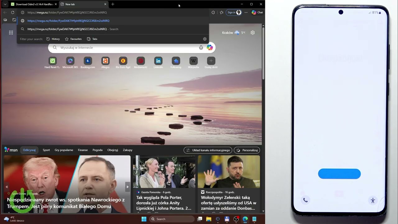 SAMSUNG Galaxy S20+ 5G Exynos &ndash; Jak zainstalować Custom Recovery (TWRP / OrangeFox)