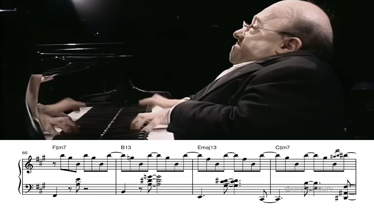 Michel Petrucciani - Looking Up - Piano transcription