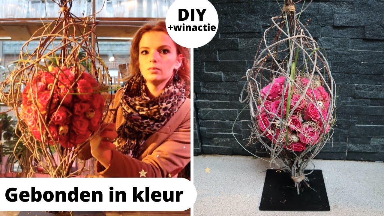 APART BOL BLOEMSTUK 🌺 + MEGA WINAKTIE! 🤩| Cursus bloemschikken #50 | Carlein Tukkers