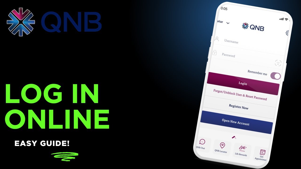 How to Login to Qatar National bank Sudan Online Banking