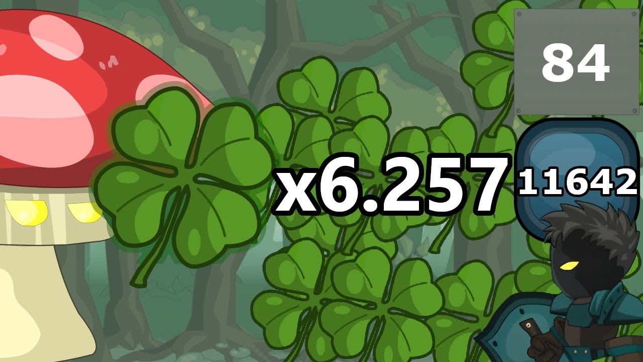 [Level 11642] Opening 6257 clovers Swords and Souls Flash Game #84