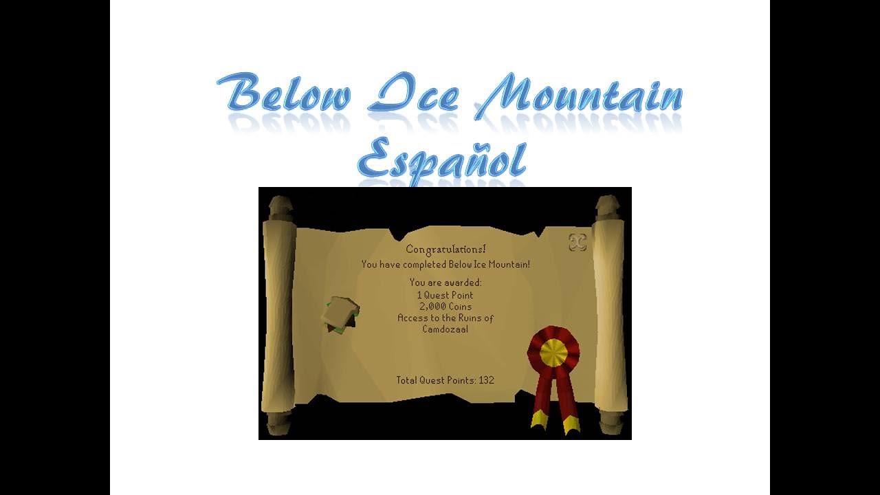 Below Ice Mountain OSRS Español