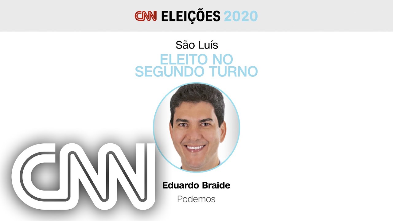 Eduardo Braide (Podemos) &eacute; eleito prefeito de S&atilde;o Lu&iacute;s | CNN ELEI&Ccedil;&Otilde;ES