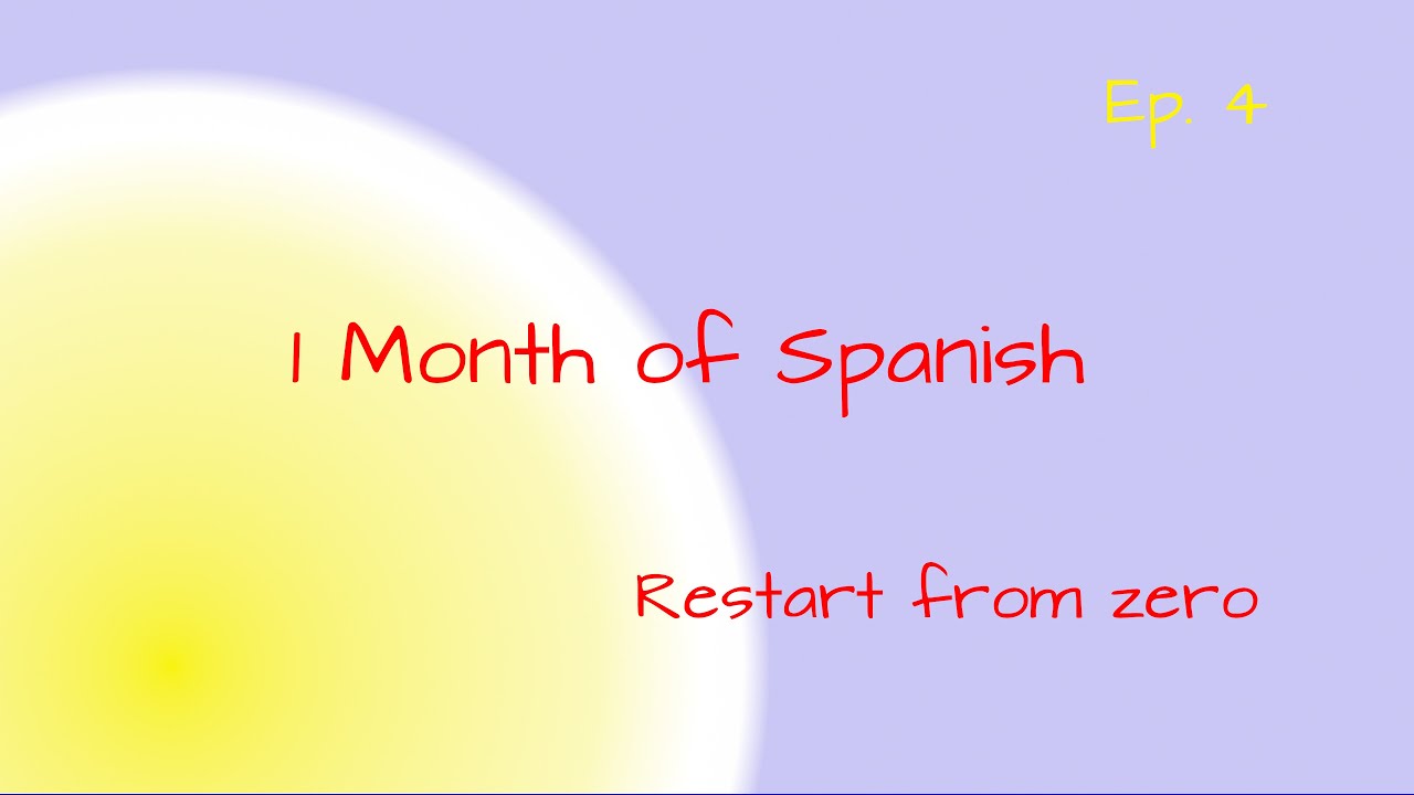 My Honest Progress After 1 Month Of Restarting My Spanish | SprachenSammler