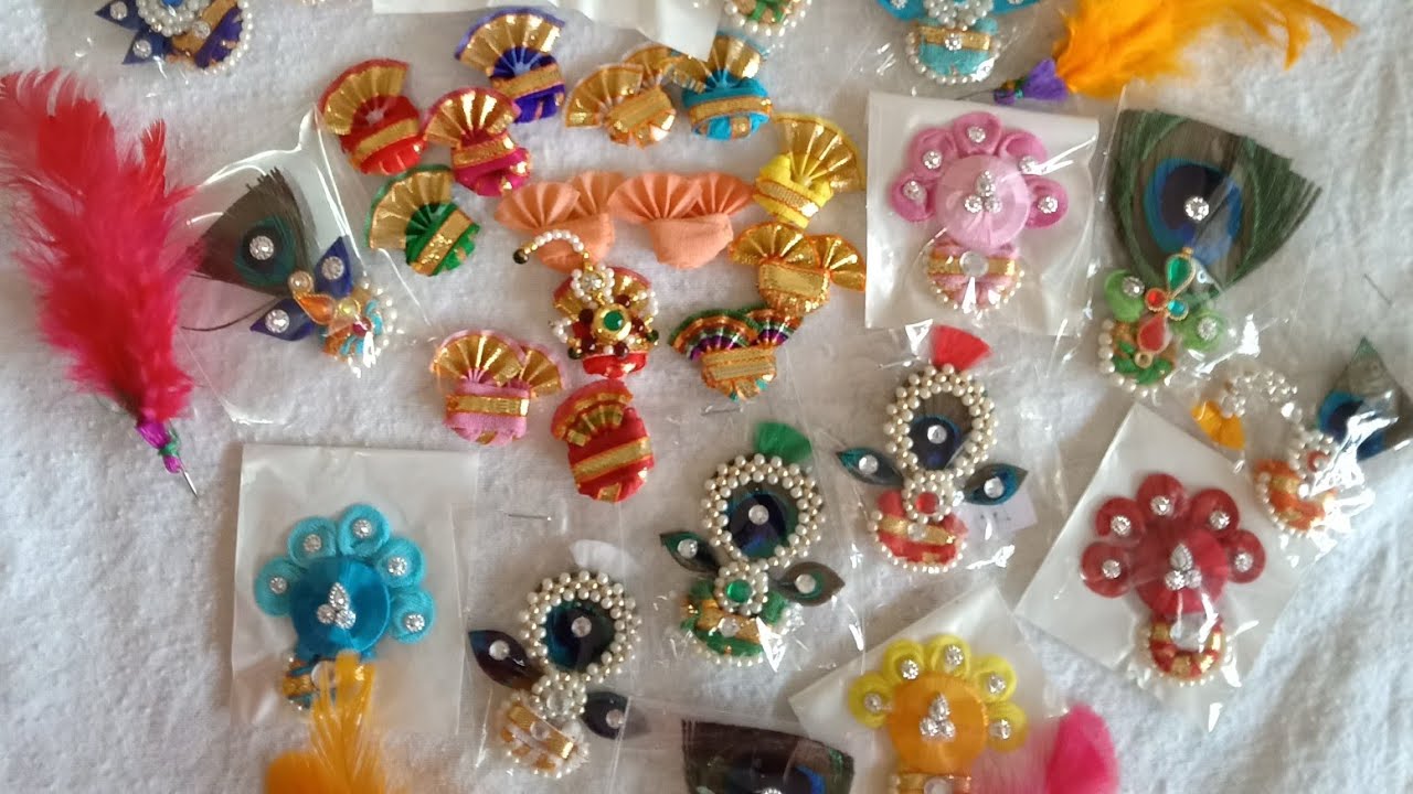 Mastak Shringar Ideas#Shree Krishna Creation#Gadimala#Kanthmala