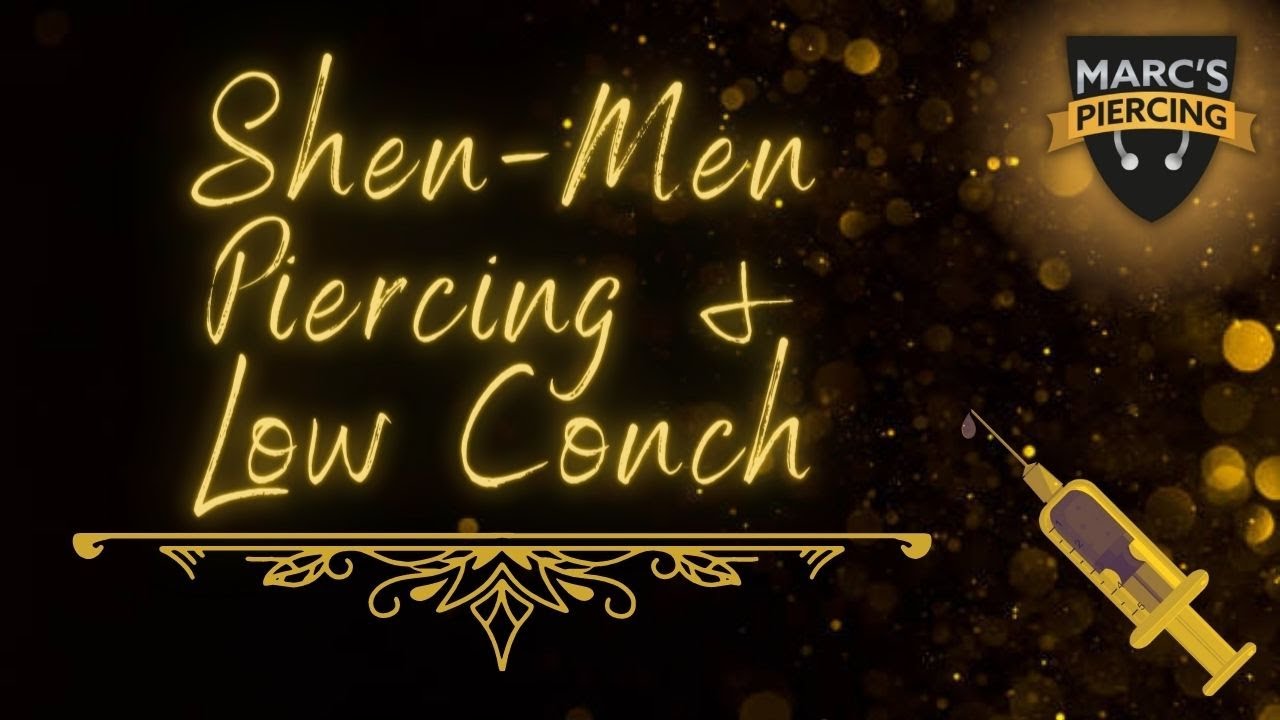 LOW CONCH & SHEN-MEN PIERCING - Extraordinary Rook ❤ gegen Angst und Stress? - 💉Marc’sPiercingTV