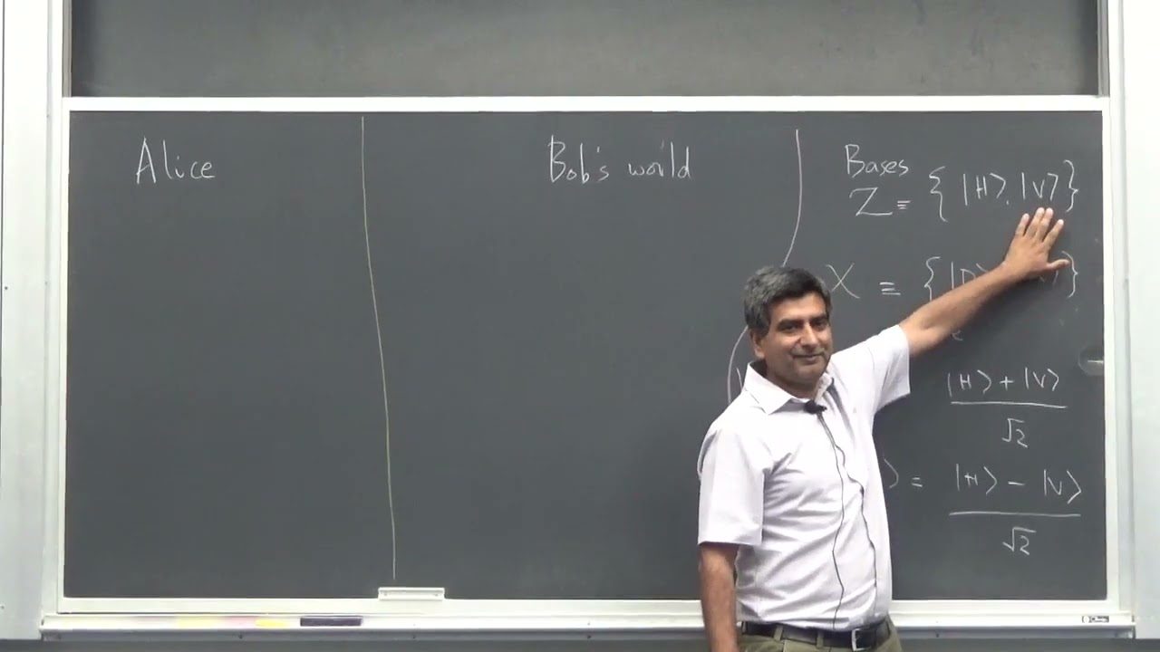 Lecture 22 Quantum Key Distribution - Intro to Quantum Information Science and Technology(2023)