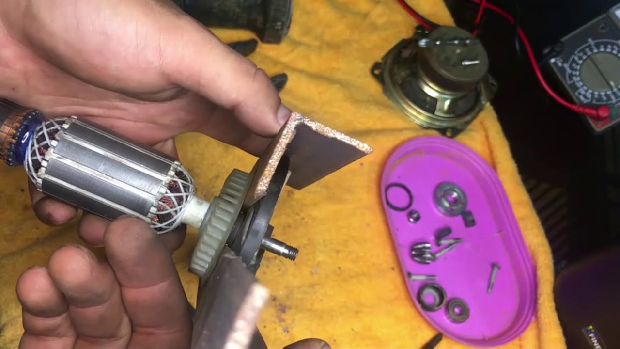 [hưỡng dẫn] sửa máy mài tại nhà cách thay rô to và cuộn dây đơn giản | REPAIRING GRINDING MACHINE