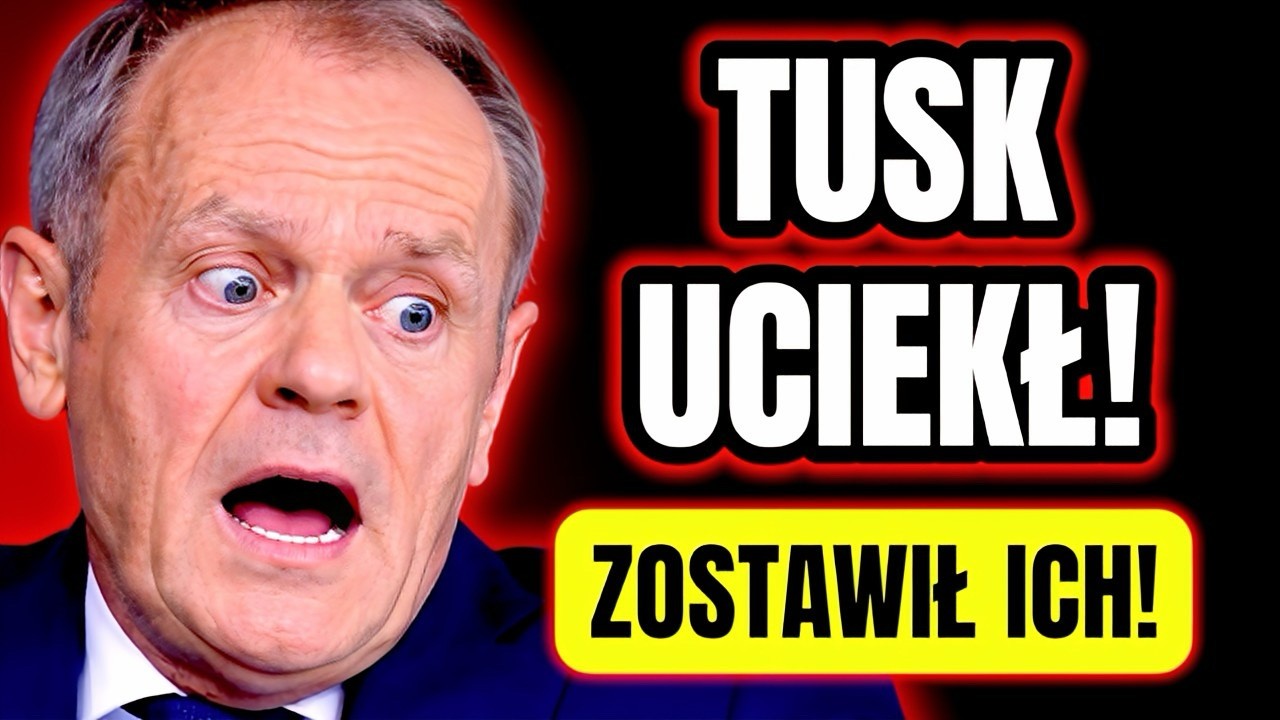 TUSK UCIEKŁ! KOALICJA MUSI SIĘ TŁUMACZYĆ Z AFERY!
