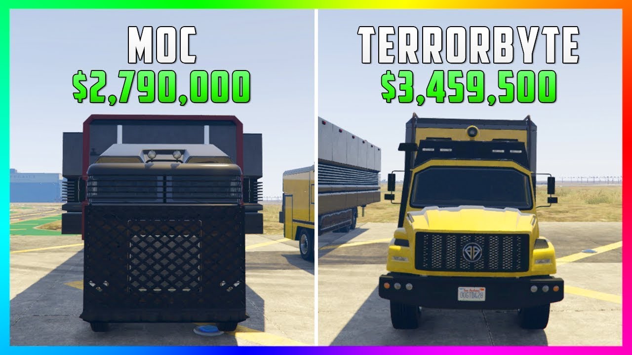 GTA 5 Online — Terrorbyte против Mobile Operations Center ($3 459 500 против $2 790 000)