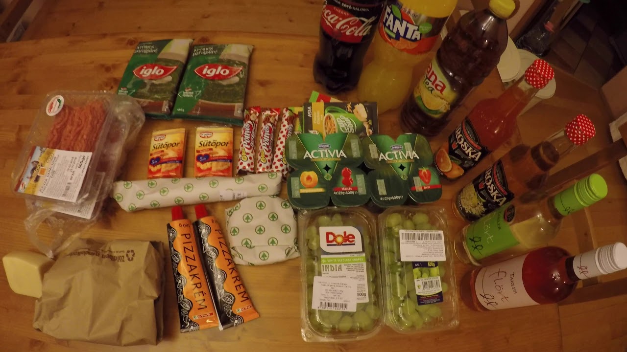 Spar és Aldi bevásárlás BF
