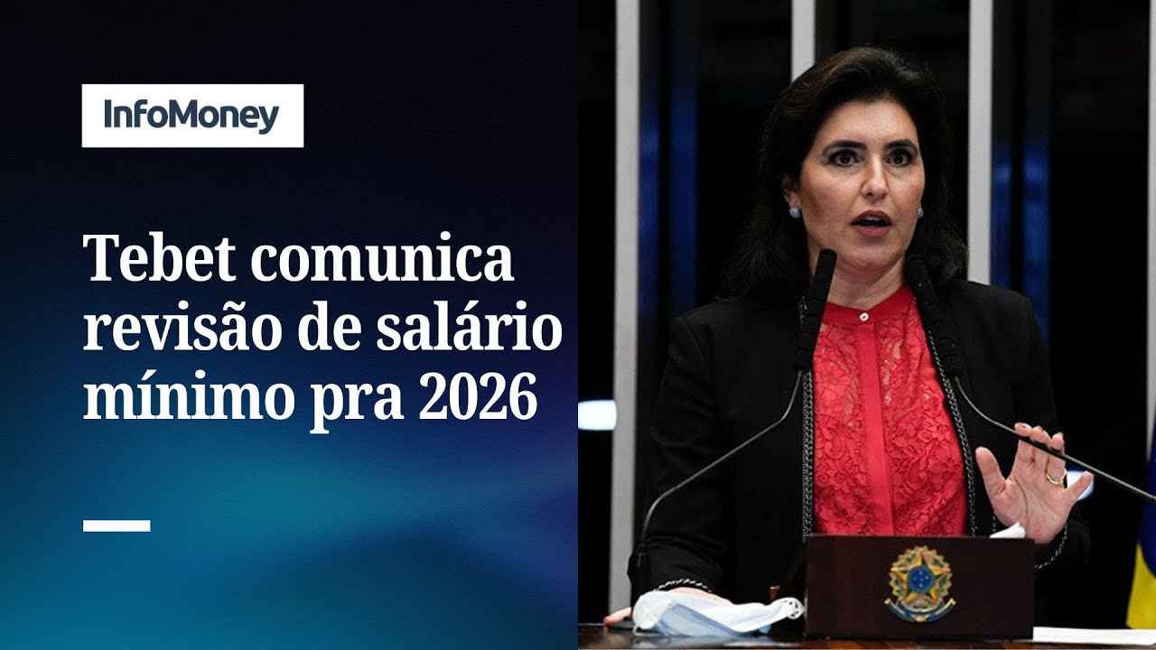 Governo revisa sal&aacute;rio m&iacute;nimo projetado para 2026 | InfoMoney News