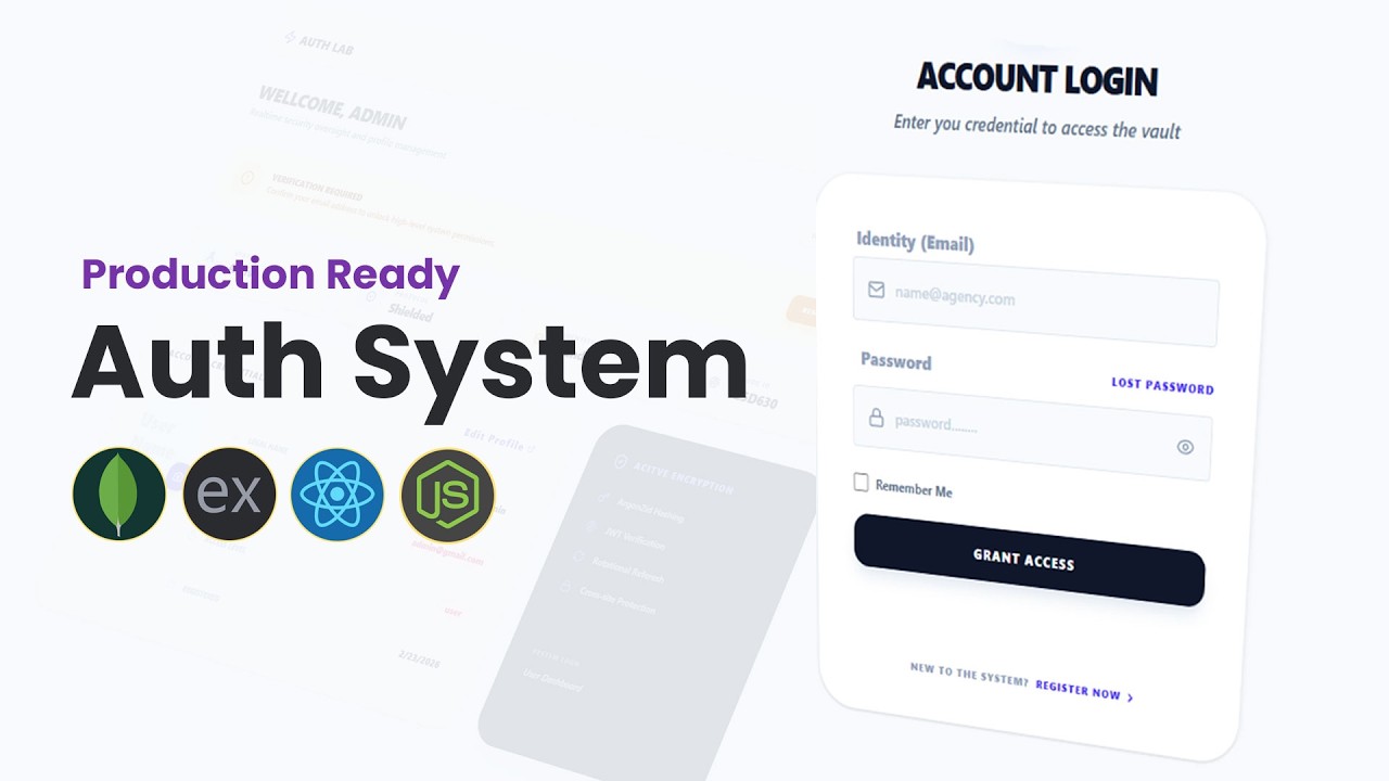 Build a Production Ready Authentication System in MERN Stack