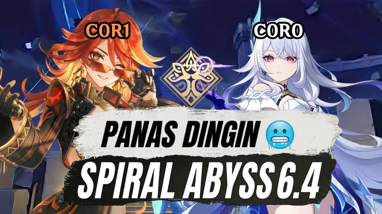 6.4 Spiral Abyss | Mavuika C0R1 X Skirk C0R0 | Genshin Impact