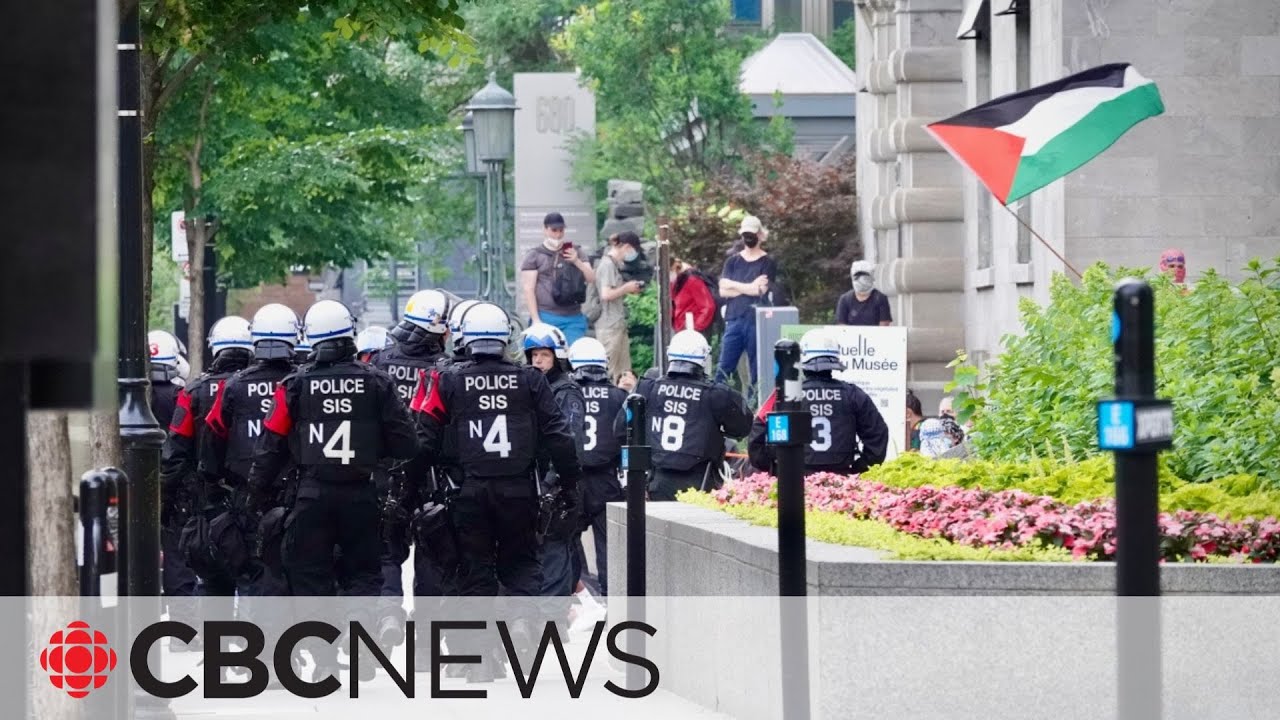 McGill’s pro-Palestinian encampment removed after police, private security surround protesters
