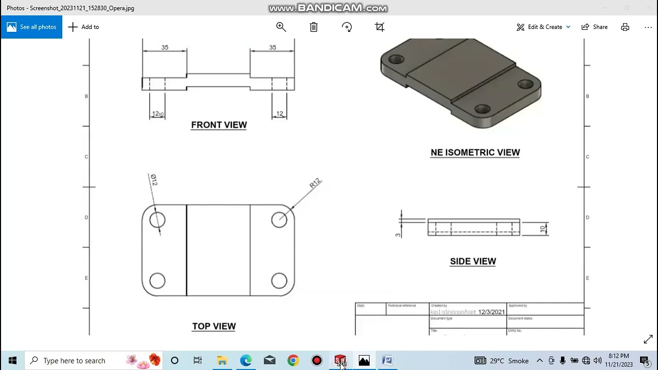 Belt roller Support  assembly# Part 1# Base plate #  in solidworks