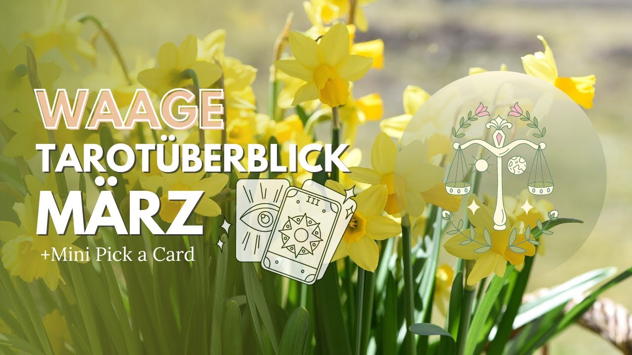 ♎ Waage - Tarot Monatsvorhersage März🔮Halte dich diesen Monat bedeckt  #orakel #tarot