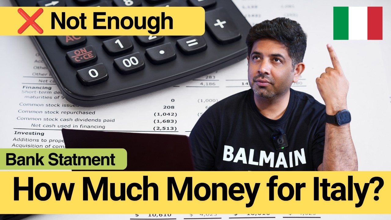 Bank Statement for Italy Visa | Complete Requirements & Process