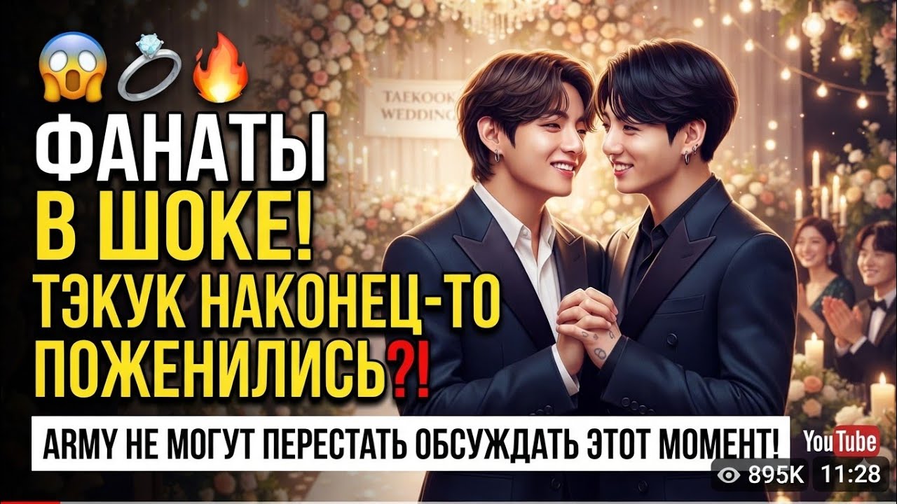 😱💍 ФАНАТЫ В ШОКЕ! ТЭКУК НАКОНЕЦ-ТО ПОЖЕНИЛИСЬ?! ARMY НЕ МОГУТ ПЕРЕСТАТЬ ОБСУЖДАТЬ ЭТОТ МОМЕНТ!