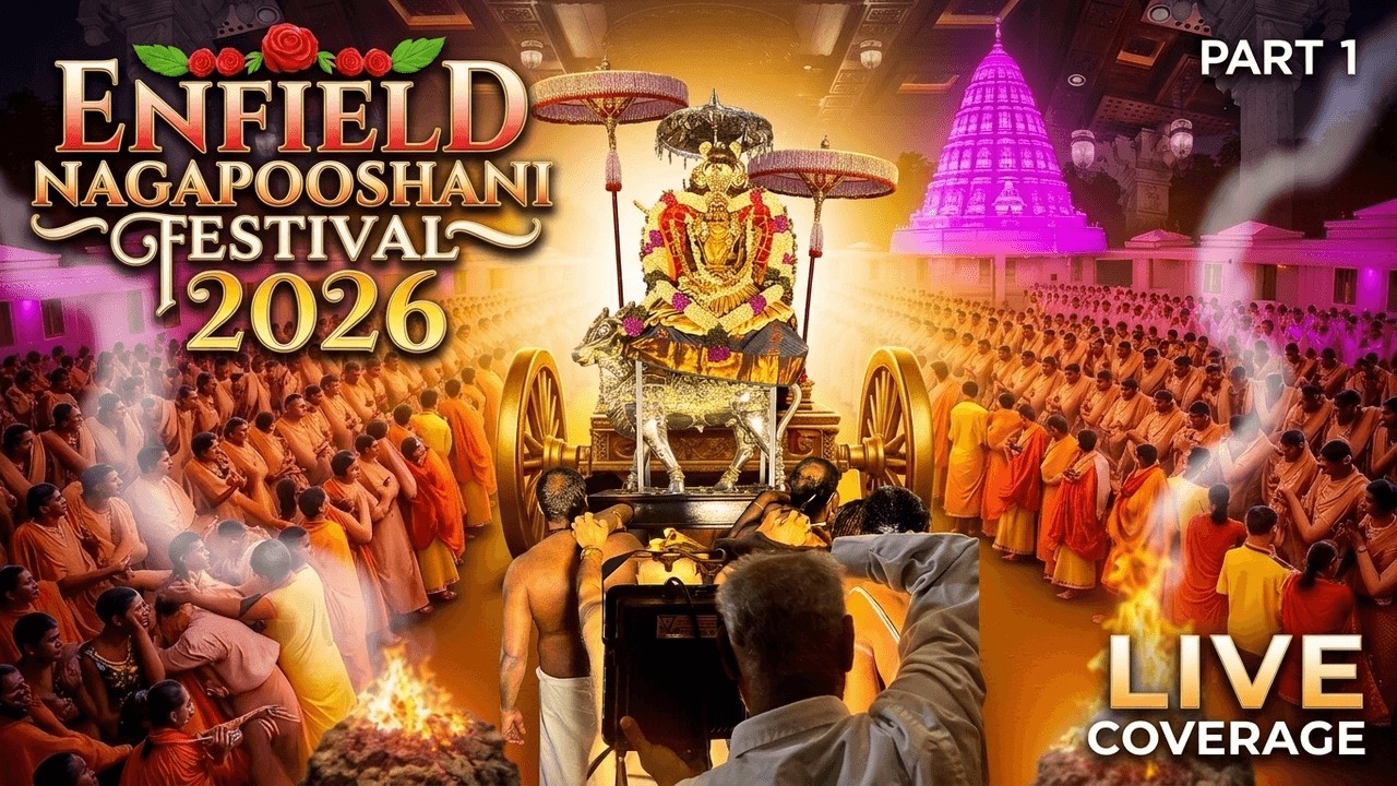 🔴 LIVE | Chariot Festival 2026 (Ther Thiruvizha) | Enfield Nagapooshani Ambaal Temple | Part 1