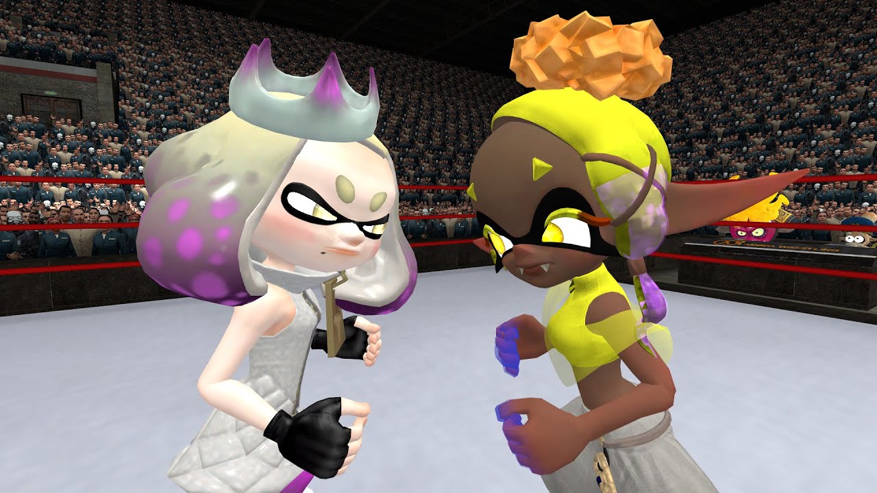 [Splatoon GMOD] Splatoon Brawl - Pearl VS Frye