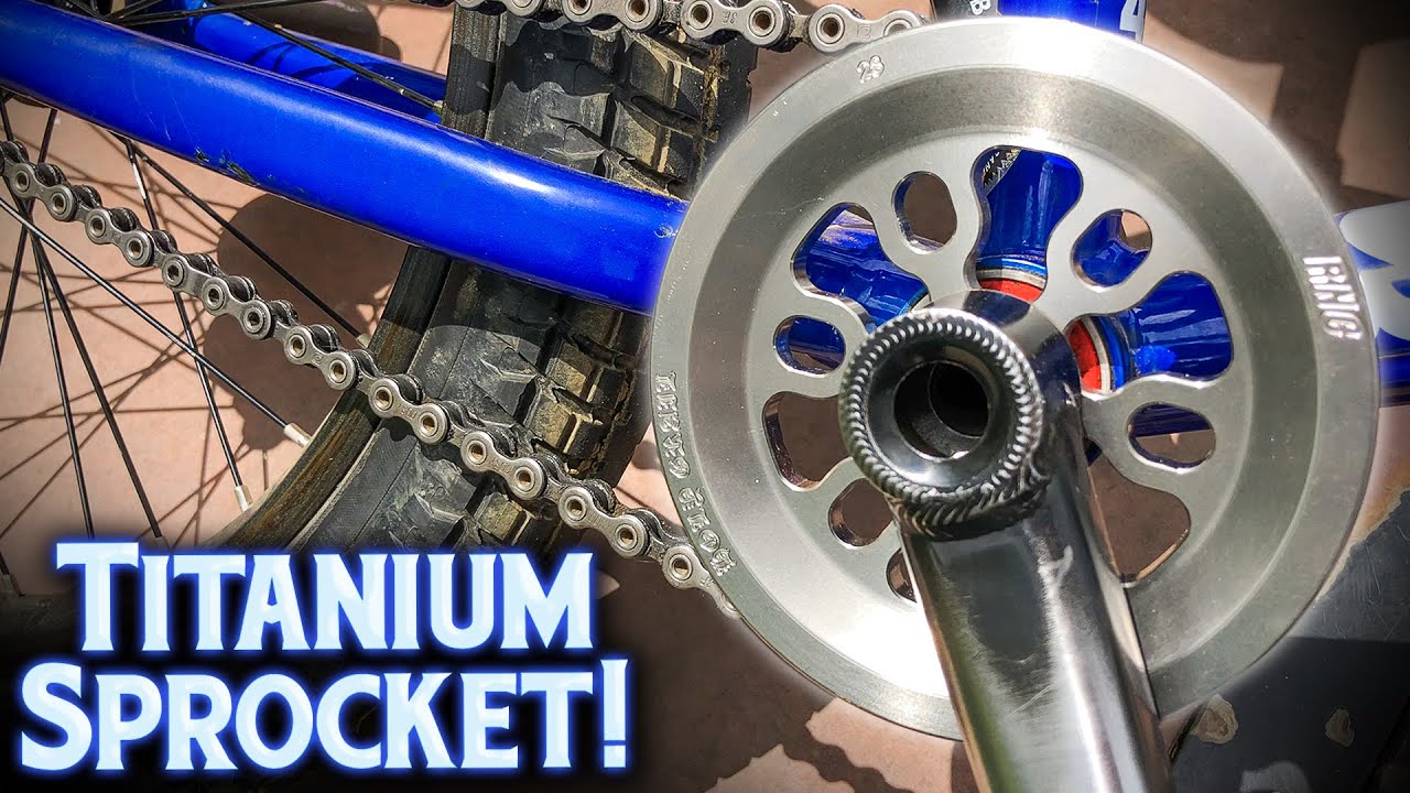 The ONLY TITANIUM BMX Guard Sprocket