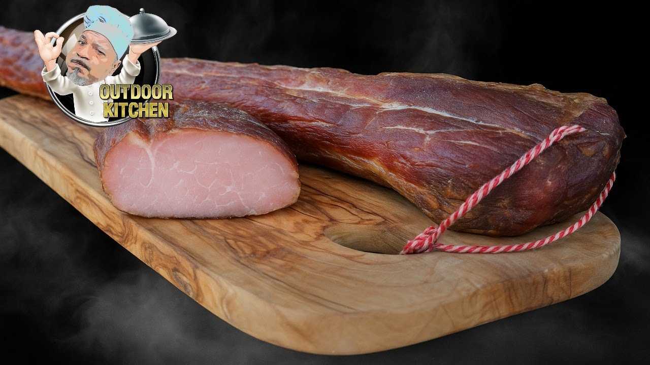 Lachsschinken selber machen - Schweinelachs r&auml;uchern