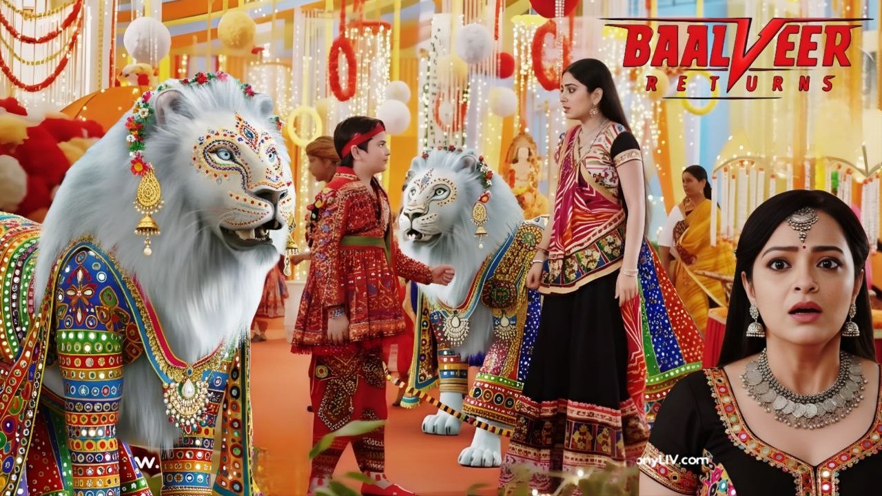 धर्तीलोक की डांडिया नाइट पर Shaurya का धमाकेदार Entry , माँ के उड़े होश! || Baalveer Returns ||