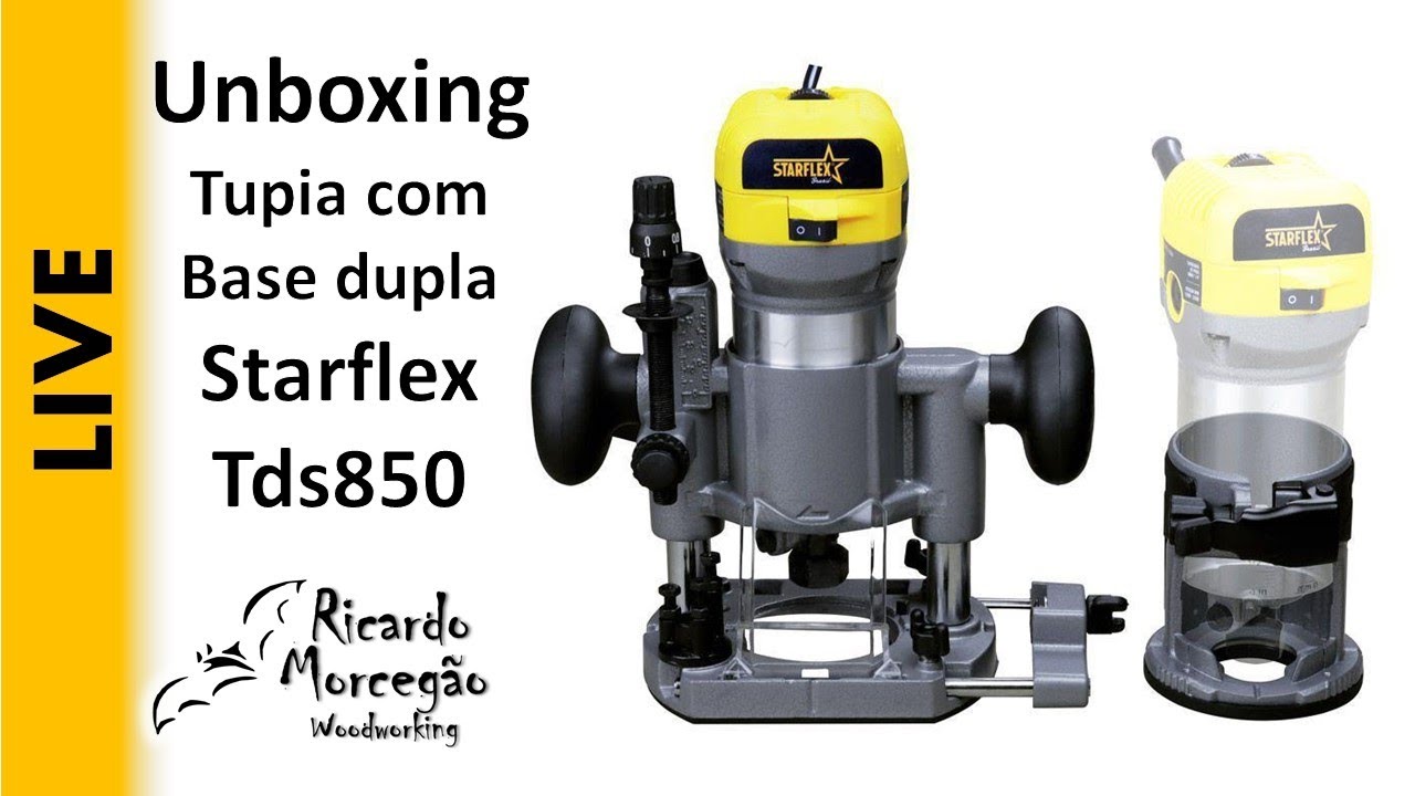 UNBOXING - Tupia com Base Dupla Starflex TDS850 - Live